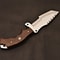 HeavyDuty Tracker Knife D2 Tool Steel Rosewood Handle Everyday Field Utility 3