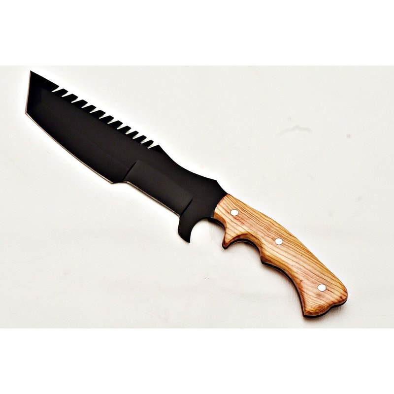 1095 Carbon Steel Tracker Knife Premium Handmade Outdoor Blade Groomsmen Knife Gift 2