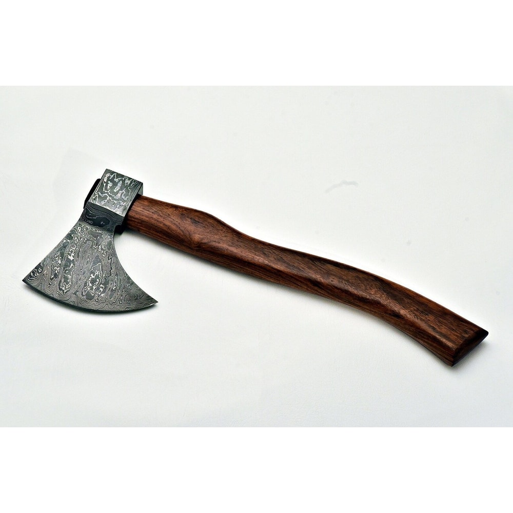 Handcrafted Damascus Tomahawk Axe Rosewood Handle Christmas Gift For Outdoorsmen Holiday Gifting 0