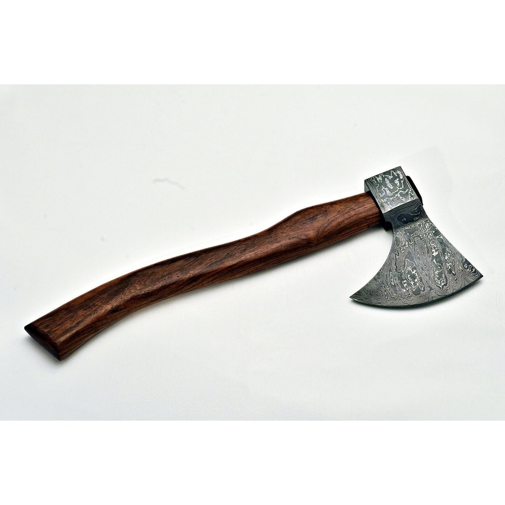 Handcrafted Damascus Tomahawk Axe Rosewood Handle Christmas Gift For Outdoorsmen Holiday Gifting 1