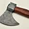 Handcrafted Damascus Tomahawk Axe Rosewood Handle Christmas Gift For Outdoorsmen Holiday Gifting 2