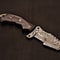 Luxury Handmade Damascus Tracker Gray Wood Handle Collectible Knife 3