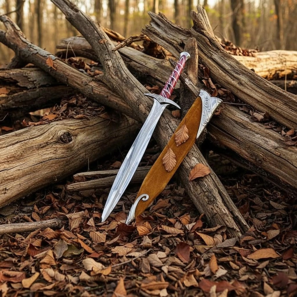 Sting Sword Hobbit Replica 30 Handmade Fantasy Blade Gift For Him Collector Sword LOTR Sword Game 0