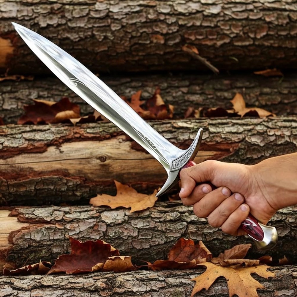 Sting Sword Hobbit Replica 30 Handmade Fantasy Blade Gift For Him Collector Sword LOTR Sword Game 1