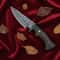 Handmade Damascus Steel Hunting Knife 12 Rosewood Handle Personalized Knife With Sheath 4