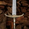 Engraved Damascus Steel Knight Sword 36 Handmade Medieval Replica Collector Gift 3