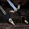 Fantasy Knight Sword 38 Handmade Viking Replica Carbon Steel Medieval Cosplay Blade 2