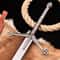 HandForged Medieval Longsword Knight Crusader Steel Replica Wedding GIFT Husband GIFT Long Swor 1