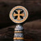 Medieval Knight Long Sword Replica Handcrafted Crusader Blade Fantasy Decor Display 4