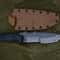 Tactical Knife Sleipner Steel Full Tang Stonewashed Blade Black Compact Handle 4