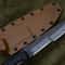 Tactical Knife Sleipner Steel Full Tang Stonewashed Blade Black Compact Handle 5