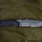 Tactical Knife Sleipner Steel Full Tang Stonewashed Blade Black Compact Handle 7