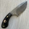 Premium Full Tang Damascus Steel EDC Knife With Genuine Cow Horn Grip 0