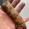 Blacksmith Forged Damascus Camping Knife With Full Tang Chestnut Wood Grip 5