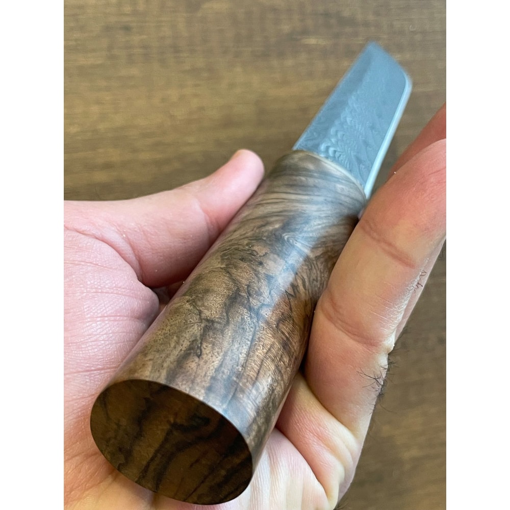 Premium 150 Layer Damascus Steel Outdoor Knife With Walnut Wood Handle 5
