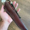 Premium Full Tang Damascus Steel Survival Knife With Stag Horn Silverberry Grip 1