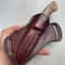Handmade Damascus Bushcraft Knife Silverberry Wood Handle Outdoor Hunting Blade 1
