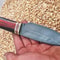 Premium 150 Layer Damascus Steel Outdoor Knife With Padauk Wenge Handle 0