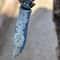 Damascus Hunting Knife With Micarta Grip Tactical Outdoor Survival Blade 3