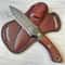 Damascus Hunting Knife 150 Layers Blacksmith Made Camping Knife Cocobolo Wood Handle 7