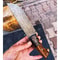 Premium 150 Layer Damascus Steel Outdoor Knife With Cocobolo Carbon Fiber Grip 9