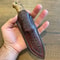 Damascus Hunting Knife 150 Layers Full Tang Camping EDC Knife Chestnut Wood Handle 0