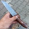 Damascus Hunting Knife 150 Layers Blacksmith Made Outdoor Knife Chestnut Wood Handle 0