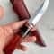 Full Tang Puukko Camping Knife With Padouk Wood Cow Horn Grip 0