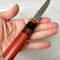 Full Tang Puukko Camping Knife With Padouk Wood Cow Horn Grip 3