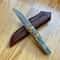 Puukko Knife N690 Steel Bushcraft Camping Knife Padouk Cow Horn Handle 9
