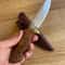 Handmade Puukko Knife N690 Steel Carving Bushcraft Blade With Maple Catalin Grip Wedding GIFT Hu 4
