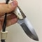 Handmade Mini Bushcraft Knife N690 Steel Outdoor EDC Blade With Stag Horn Grip 4