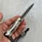 Handmade Mini Bushcraft Knife 1075 Carbon Steel Outdoor EDC Blade 0