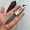 Handmade Mini Bushcraft Knife 1075 Carbon Steel Outdoor EDC Blade 2