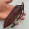 Handmade Mini Bushcraft Knife 1075 Carbon Steel Outdoor EDC Blade 4