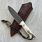 Handmade Mini Bushcraft Knife 1075 Carbon Steel Outdoor EDC Blade 5