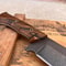 Premium Stonewashed Sleipner Steel Machete With Walnut Wood Handle 5