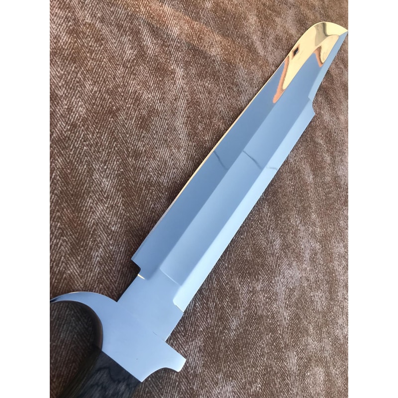 Premium 5160 Steel Predator Inspired Bowie Knife With Leather Sheath Collectible 3