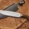 Premium Bowie Hunting Knife Stag Antler Grip Leather Sheath Collectible 1
