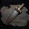 Handcrafted Bushcraft Knife With Wood Handle Leather Sheath Outdoor Tool 5