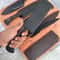 Handcrafted Forged Steel Knife Set Hammered Finish Collector Collection 5