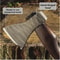 Premium Viking Axe High Carbon Steel Ash Wood Handle With Leather Sheath Historical Viking Axe 5
