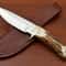 Premium Stag Antler Skinner Knife Stainless Steel Fixed Blade Hunting Gift 0
