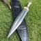Handmade Dagger Knife Hunting Knife With Leather Sheath Gift For Him 1