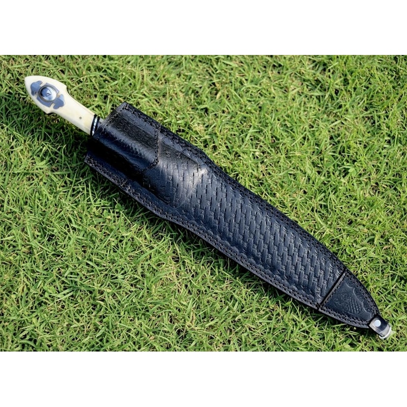 Handmade Dagger Knife Hunting Knife With Leather Sheath Gift For Him 7