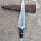Premium Handmade Survival Knife Wooden Scabbard Fixed Blade Gift For Men 0
