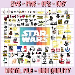 star wars svg, star wars bundle svg,star wars characters svg, star wars dxf cut files, star wars clipart, rebel alliance