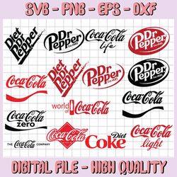 coca cola bundle svg, diet dr pepper bundle logo, coca cola bundle, coca cola bundle cut file, coca cola bundle cricut,