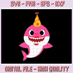 Mommy Shark Birthday SVG, Cricut Cut files, Shark Family doo doo doo Vector EPS, Silhouette DXF, Design for tsvg , cloth