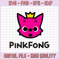 Pink Pong SVG, Cricut Cut files, Shark Family doo doo doo Vector EPS, Silhouette DXF, Design for tsvg , HA84